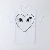 CDG Be Kind T Shirt Cotton Short Sleeve Printed Line Embroidery Love T-shirt